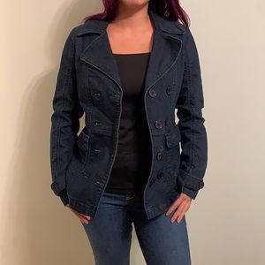 Denim Peacoat